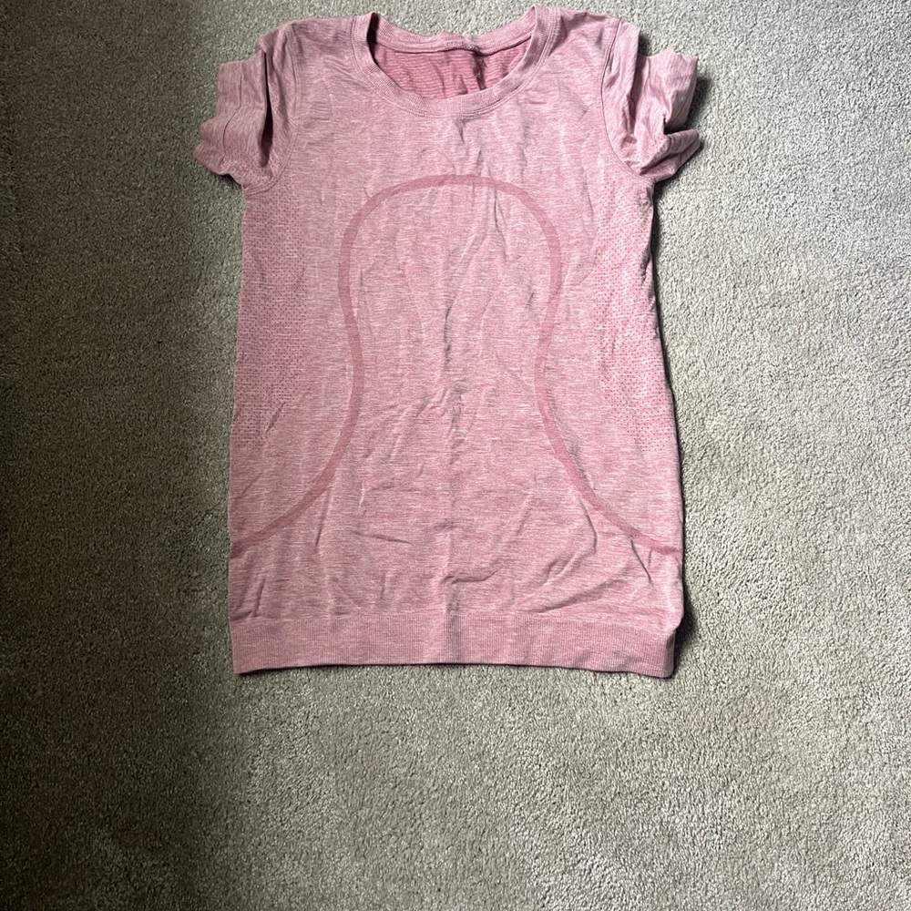 lululemon athletica Pink T-Shirt